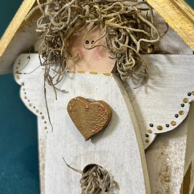 ANGEL BIRD HOUSE DECORATION HEART ANGEL THEME