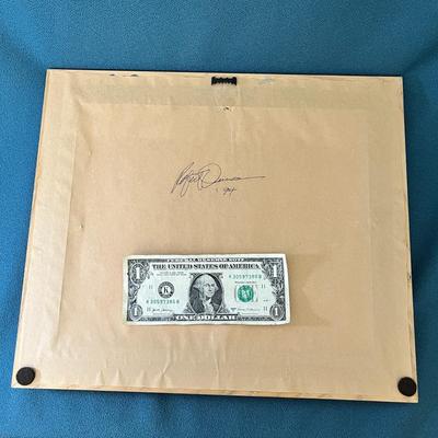 FEEDING THE SHEEP PICTURE FRAMED MATTED