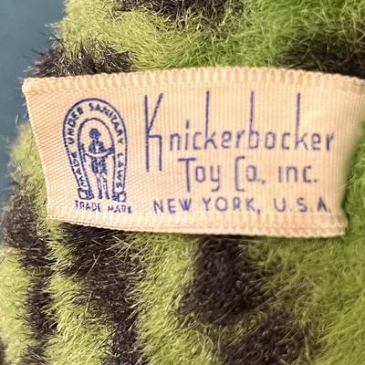 OLDER â€œKNICKERBOCKERâ€ TURTLE PLUSH TOY