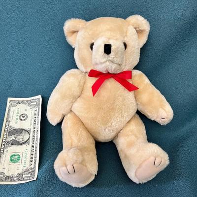 FLUFFY JOINTED TEDDY BEAR MOHAIR LOOK