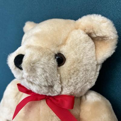 FLUFFY JOINTED TEDDY BEAR MOHAIR LOOK