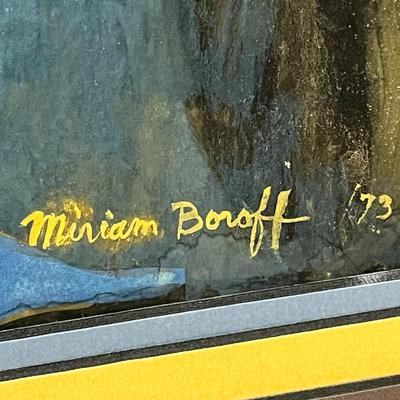 ORIG. ARTWORK NUDES ABSTRACT PAINTING by MIRIAM BOROFF