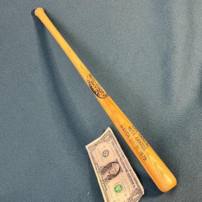SOUVENIR WOODEN BASEBALL BAT 16â€