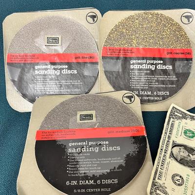 NEW SANDING DISK PACKS 6â€ DIAMETER