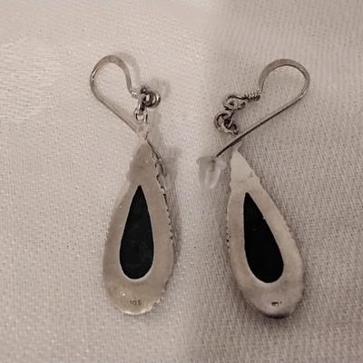 Vintage Lapis Lazuli 925 Earrings