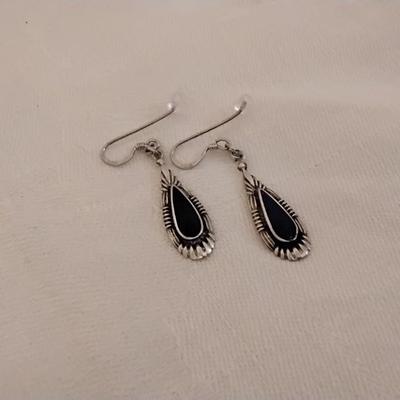 Vintage Lapis Lazuli 925 Earrings