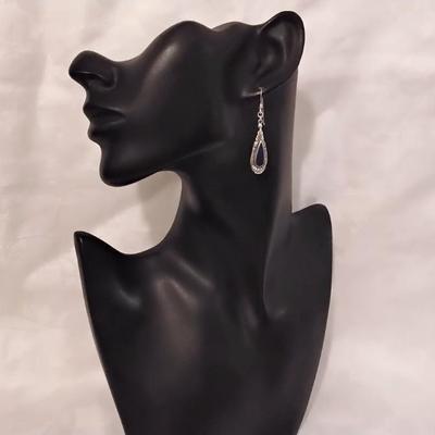 Vintage Lapis Lazuli 925 Earrings