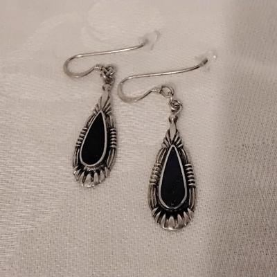 Vintage Lapis Lazuli 925 Earrings
