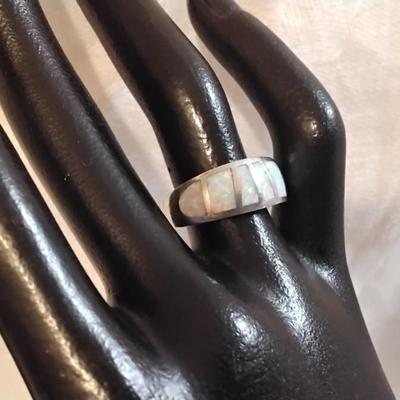 Gorgeous Opal 925 Ring Size 7