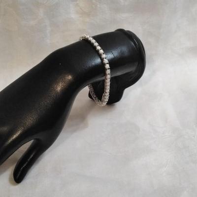 Stunning Opal 7.5" 925 Bracelet