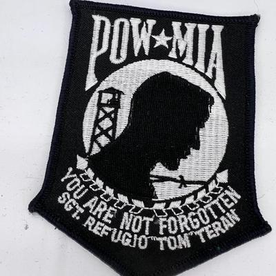 Vietnam POW MIA Sew on patch for SGT Refugio Tom Teran