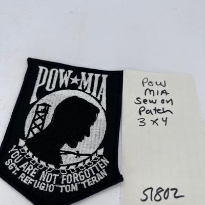 Vietnam POW MIA Sew on patch for SGT Refugio Tom Teran