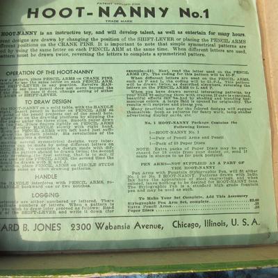 Vintage Hoot-Nanny Design Game/Kit