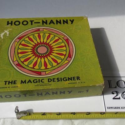 Vintage Hoot-Nanny Design Game/Kit