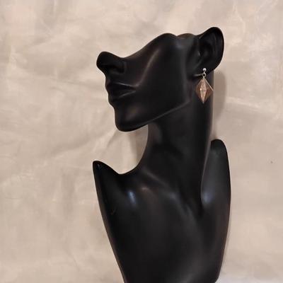 Vintage Unique Opal 925 Earrings