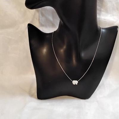 Opal Elephant 16" Necklace