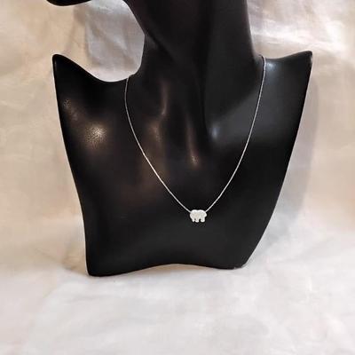 Opal Elephant 16" Necklace