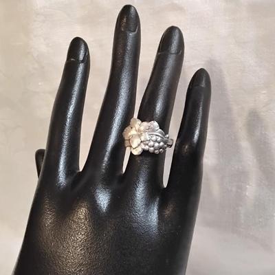 Antique Grapevine Handmade 925 Ring Size 5