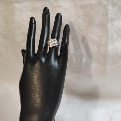 Antique Grapevine Handmade 925 Ring Size 5