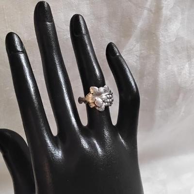 Antique Grapevine Handmade 925 Ring Size 5
