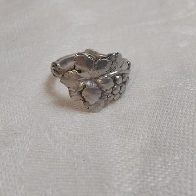 Antique Grapevine Handmade 925 Ring Size 5