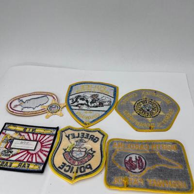 Sew on patches Police