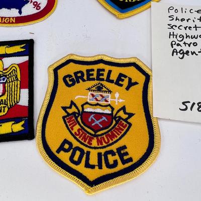 Sew on patches Police