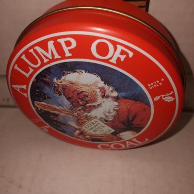 The Tin Box Company A Lump Of Coal Holiday Collectible Tin For The Naughty