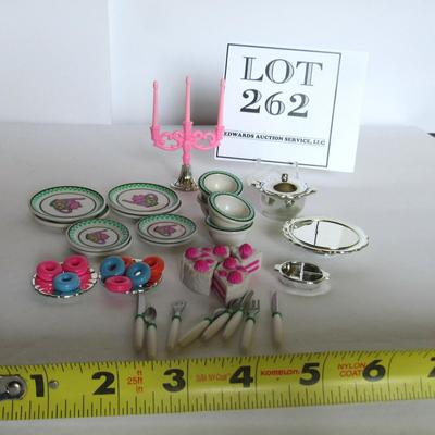Lot of Barbie Doll Sized Dishes