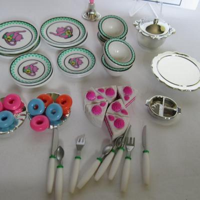 Lot of Barbie Doll Sized Dishes
