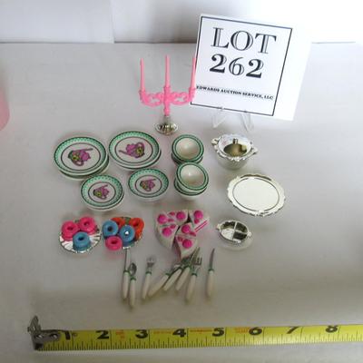 Lot of Barbie Doll Sized Dishes