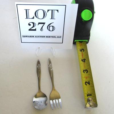 Childs Spoon and Fork Deluxe Stainless Steel