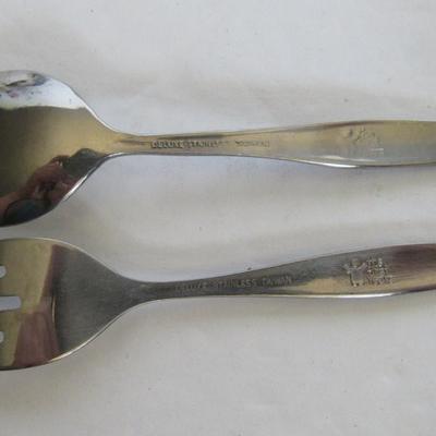 Childs Spoon and Fork Deluxe Stainless Steel