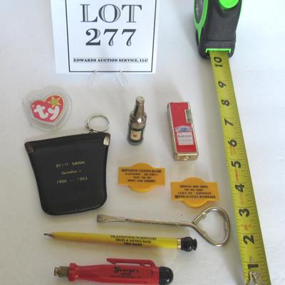Lot of Vintage Advertising Smalls and Two Lighters