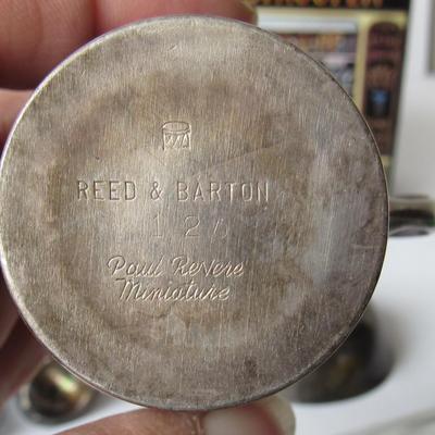 Vintage Silver Plate and Tin Box Lot Reed and Barton