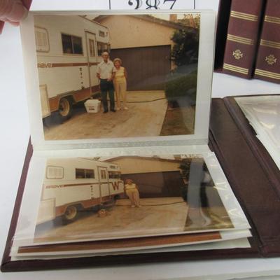 Book Style Set Photo Ambums With Vintage Photos