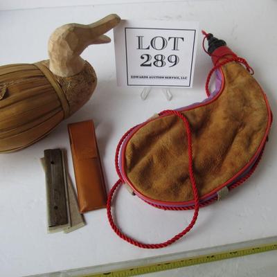 Old Flask, Reed Duck, Razor Blades