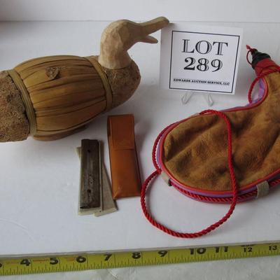 Old Flask, Reed Duck, Razor Blades