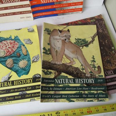 Vintage Natural History Magazines, 1938-1940