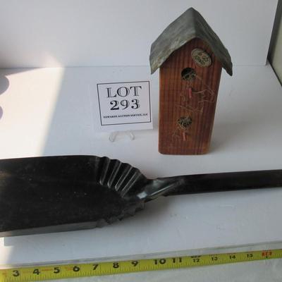 Old Coal Shovel and Birdhouse