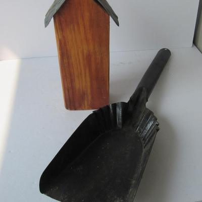 Old Coal Shovel and Birdhouse