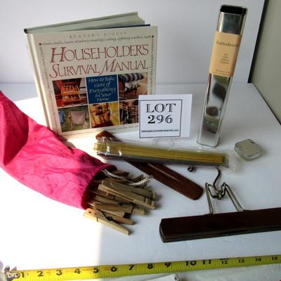 Old Closepins, Hanger, Nice Scent Incense Sticks, Householders Survivor Manual