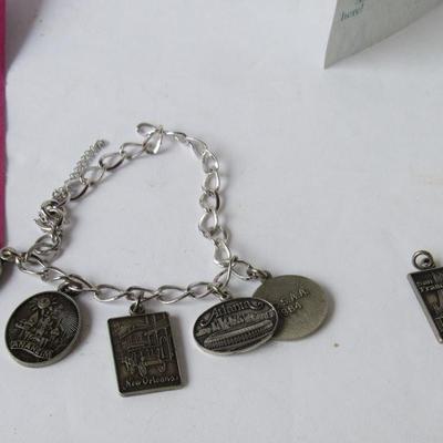 Neat Older Charm Bracelet, G.C.S.A.A. and Extra Charms, 1980s-90s