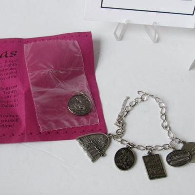 Neat Older Charm Bracelet, G.C.S.A.A. and Extra Charms, 1980s-90s
