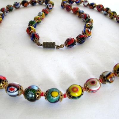 Pretty Fancy Glass Beaded Necklace