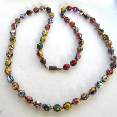 Pretty Fancy Glass Beaded Necklace