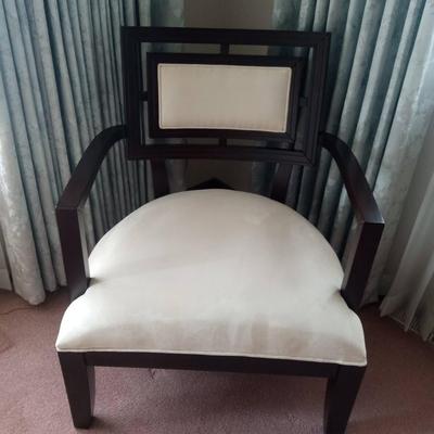 BEAUTIFUL OVERSIZED ARM CHAIR WITH AN ASIAN LOOK