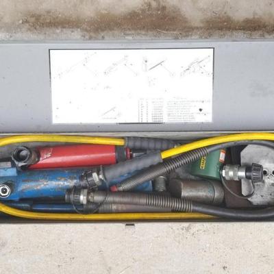 Gray Porta-Power Body Repair Tool