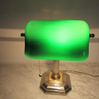 Desktop Lamp with Rotating Glass Shade