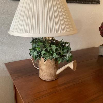 Watering Can Lamp with Shade.